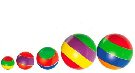Купить Мячи резиновые (комплект из 5 мячей различного диаметра) в Ермолине 