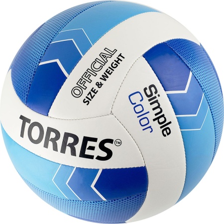 Купить Мяч волейбольный Torres Simple Color любительский р.5 в Ермолине 